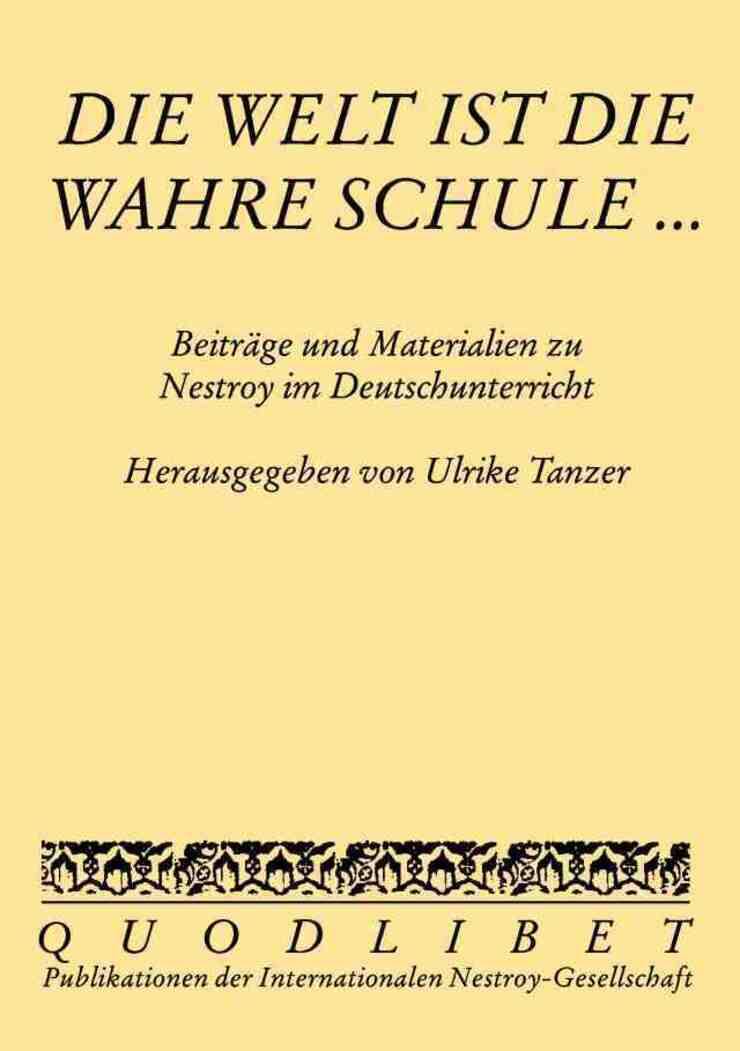 Die Welt ist die wahre Schule ...