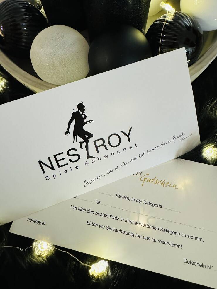 Nestroy Gutschein