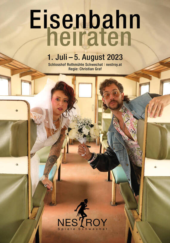 Eisenbahnheiraten Plakat © Barbara Pálffy